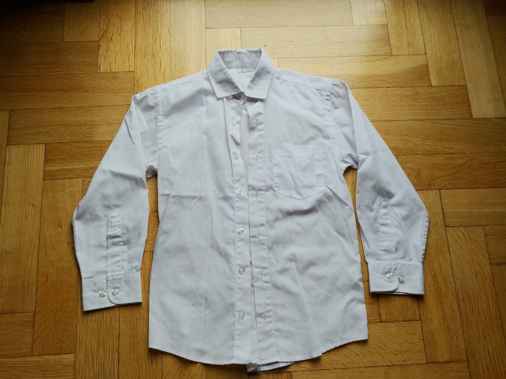 Koszula chłopięca C&A biała roz. 128 cm.