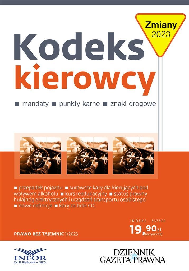 KODEKS KIEROWCY ZMIANY 2023 PRAWO BEZ TAJEMNIC