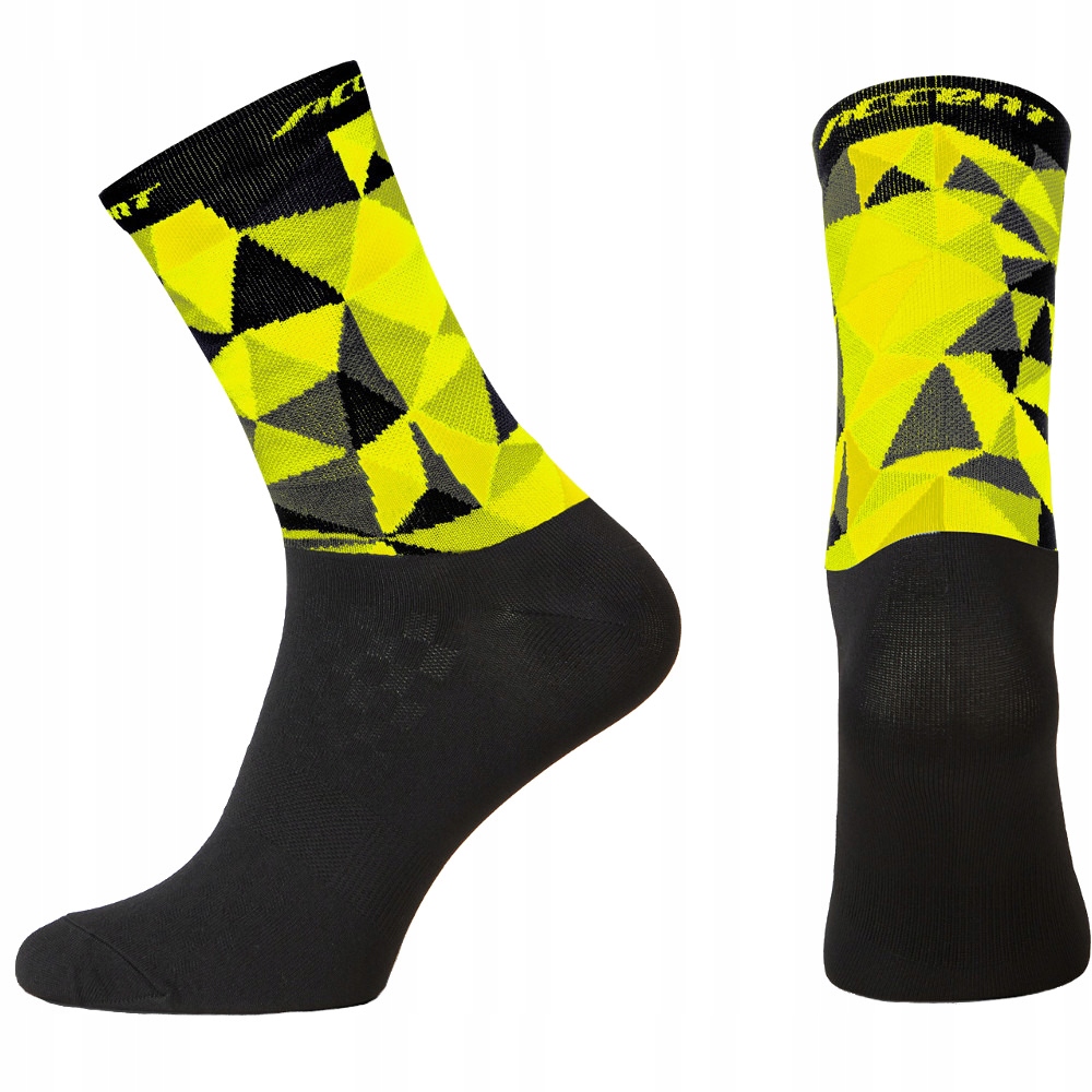 Skarpetki rowerowe Accent Mosaic Long odprowadzające pot