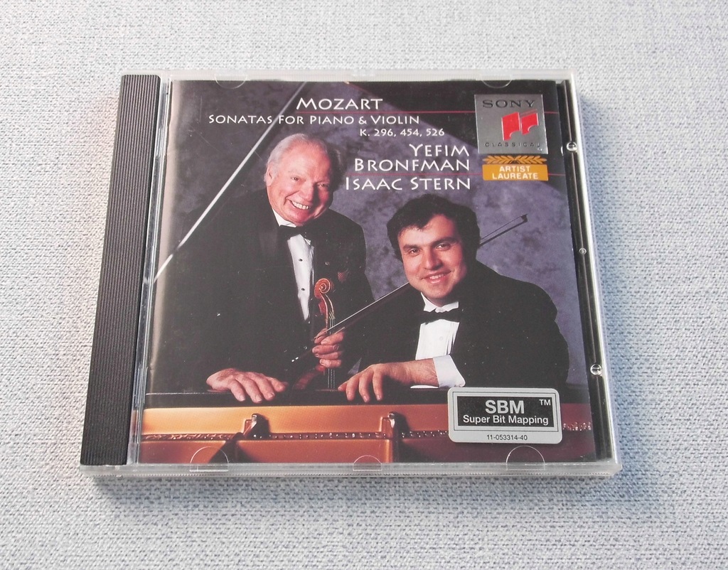 Mozart Sonaty skrzypcowe STERN, BRONFMAN