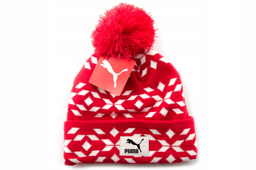 Czapka PUMA GRAPHIC BEANIE zimowa z pomponem