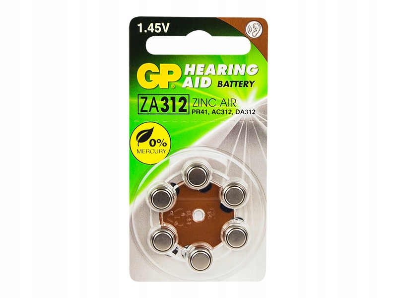 Bateria ZA312 GP 1,4V 7,9x3,6
