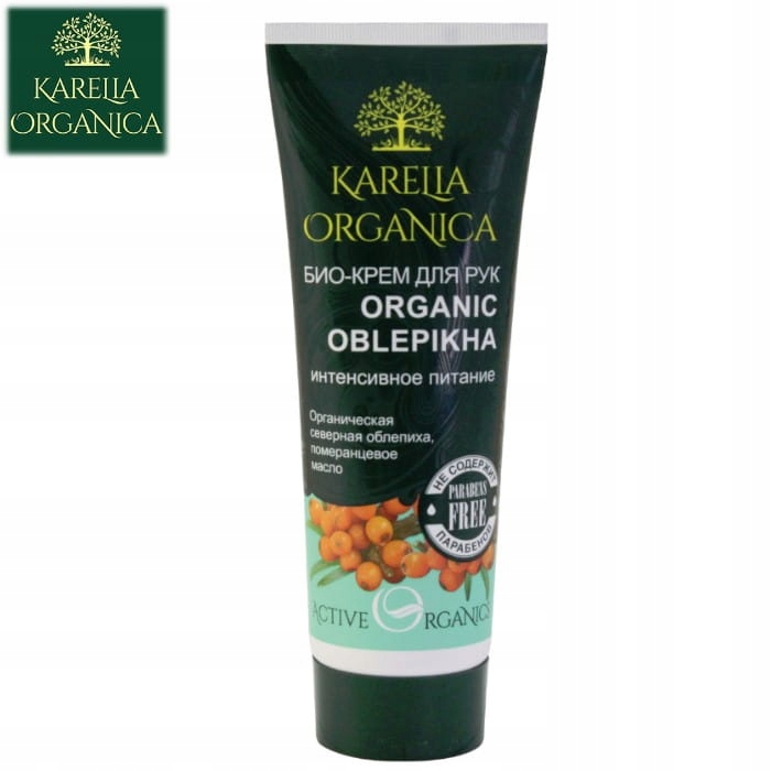 BIO Krem do rąk ORGANIC OBLEPIKHA 75ml KARELIA