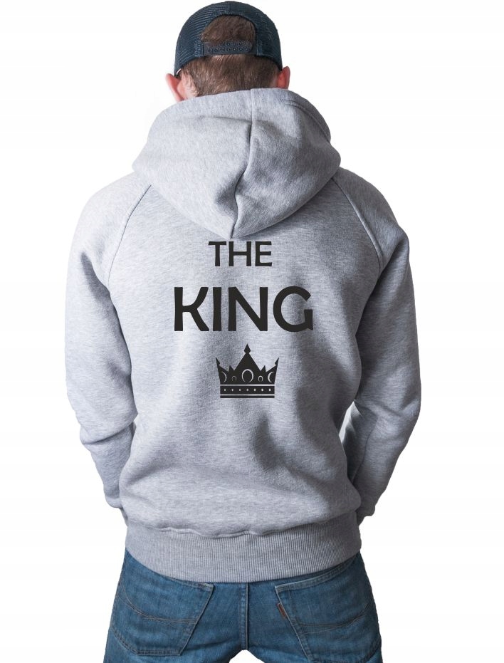 BLUZA MĘSKA THE KING NADRUK 24 H ROZMIAR M