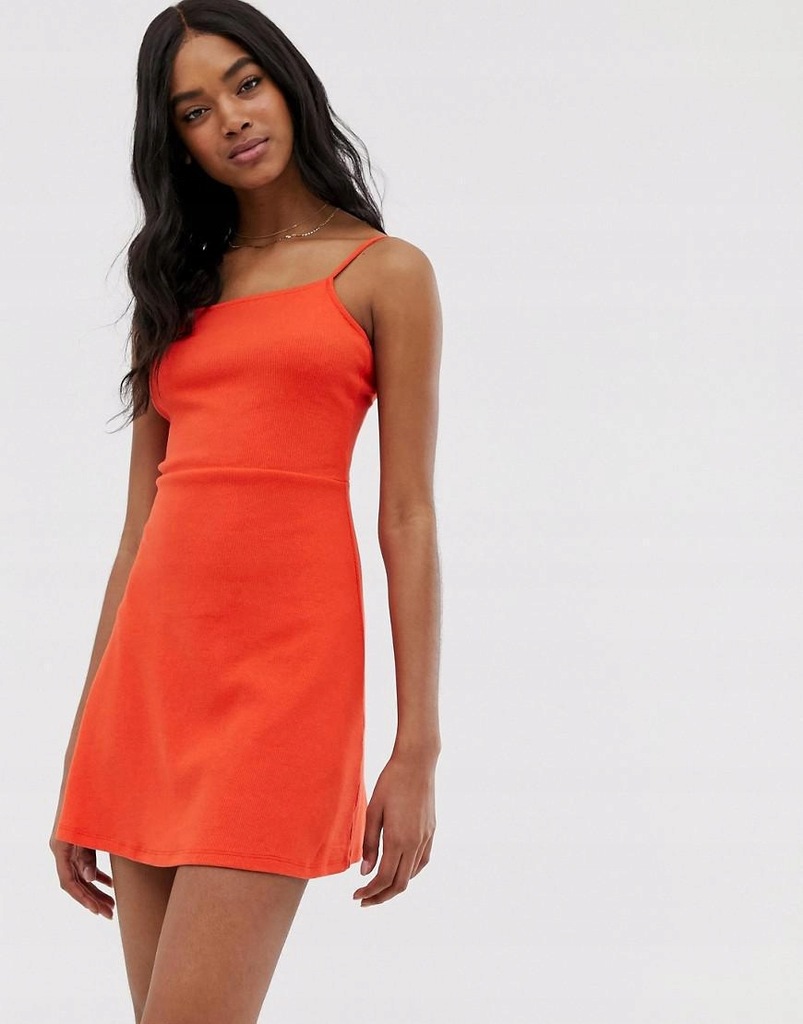 ASOS DESIGN__XDI MINI SUKIENKA NA RAMIĄCZKACH__M
