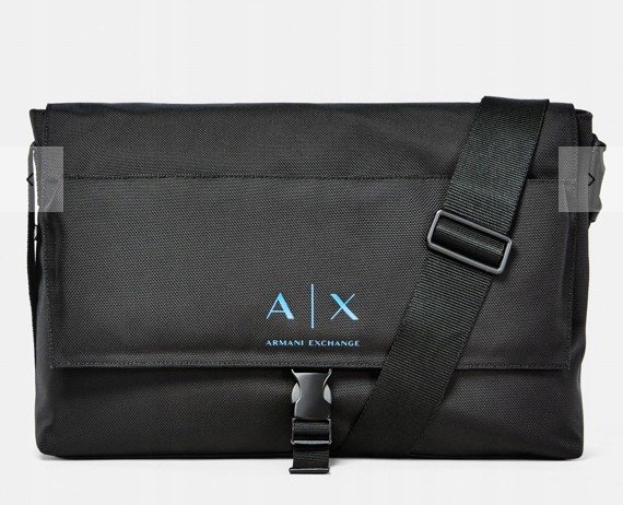 ARMANI EXCHANGE torba messenger laptop dokumenty