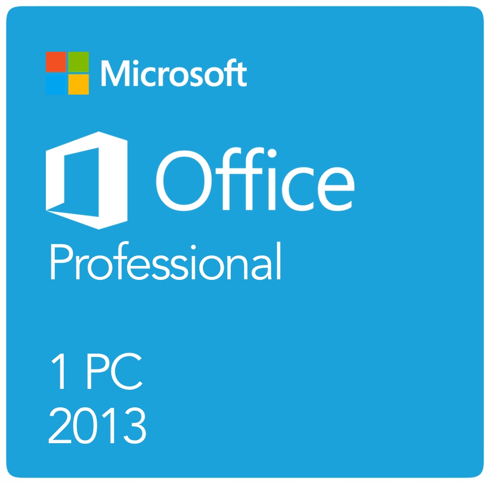 Microsoft Office 2013 Professional 1PC