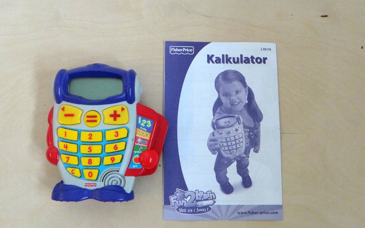 Kalkulator zabawka firmy FISHER PRICE L4676