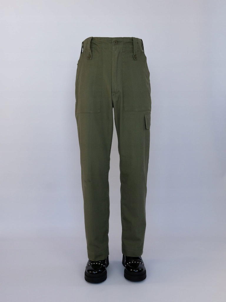 Spodnie Demobil bojówki zielone bawełna 75/92/108 [cm]