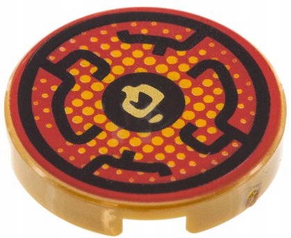 LEGO 2x2 SYMBOL ZNAK KAI NINJAGO 14769pb207