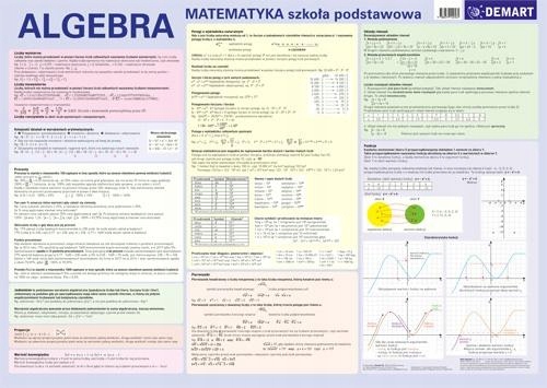 Plansza edukacyjna na biurko i ścianę Algebra