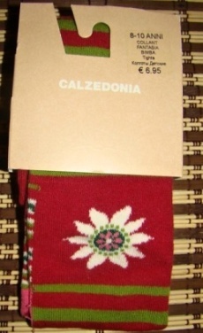 CALZEDONIA 8-10 lat 134-146 cm rajstopy BAWEŁNA