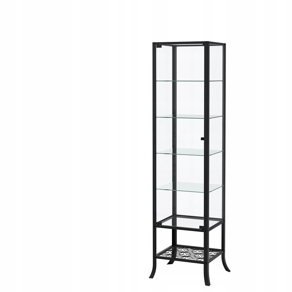 KLINGSBO Witryna czarna szkło bezbarwne IKEA - 9301386391 - oficjalne ...