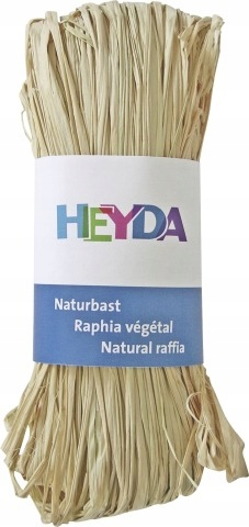 Sznurek rafia 50g naturalna, Heyda