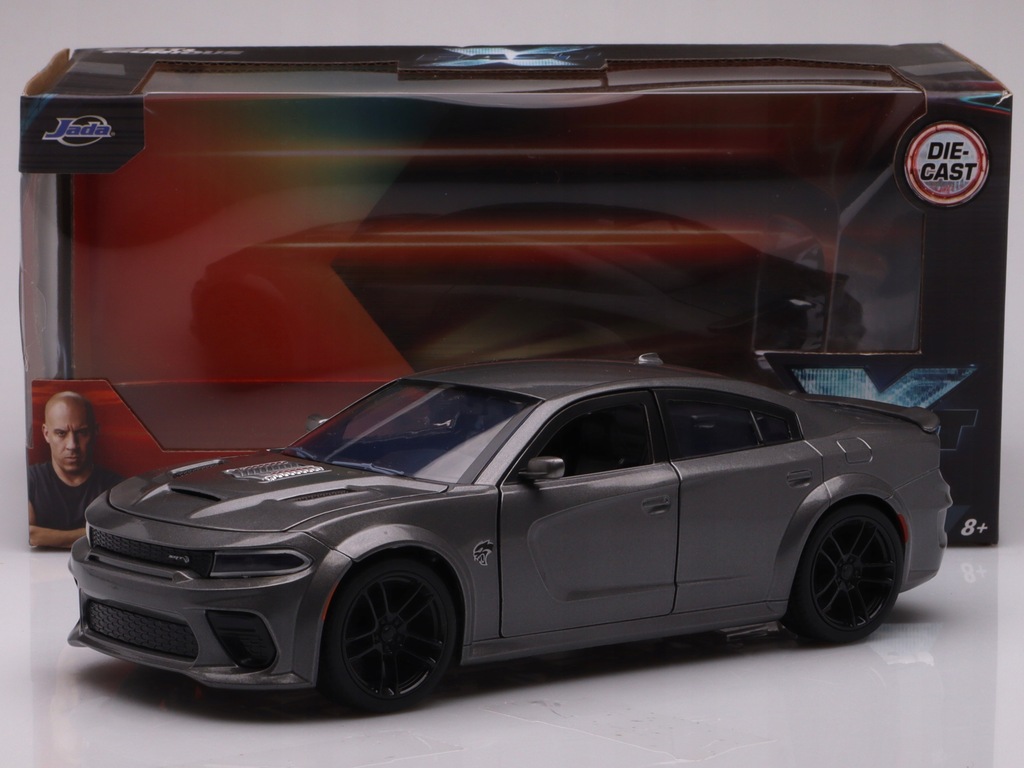 Dodge Charger Fast & Furious , - 2021, dark grey Jada 1:24