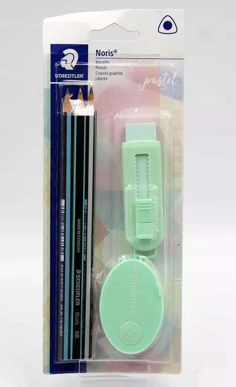 ZESTAW OŁÓWKÓW Z AKCESORIAMI STAEDTLER SBK3 PA MIĘTOWE