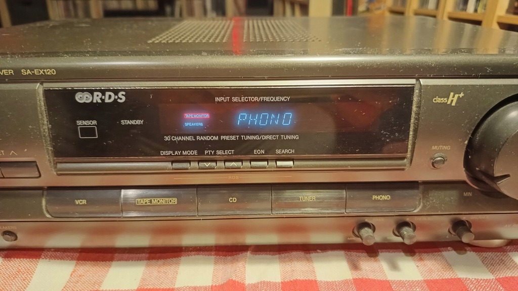 Amplituner Technics SA-EX120 2.0 czarny wzmacniacz