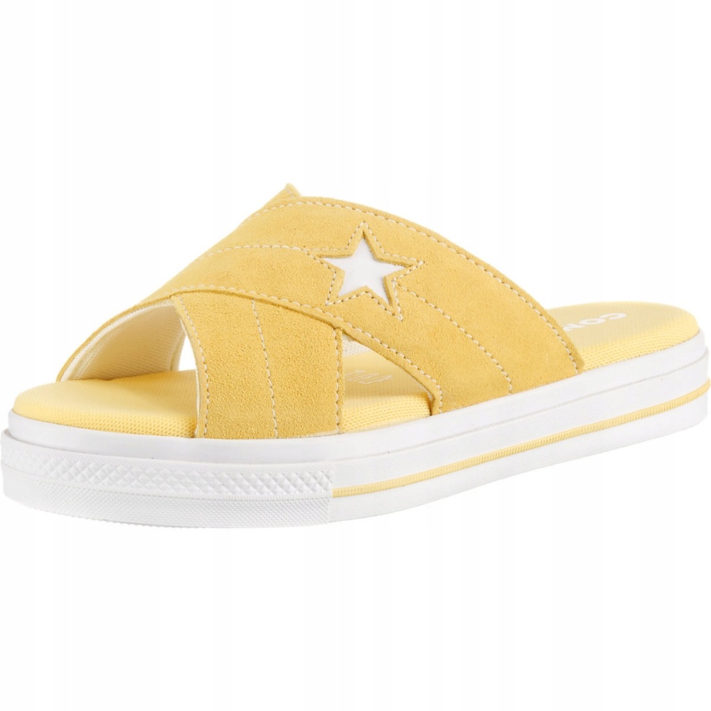 Klapki Converse One Star Sandal Slip żółte r.38