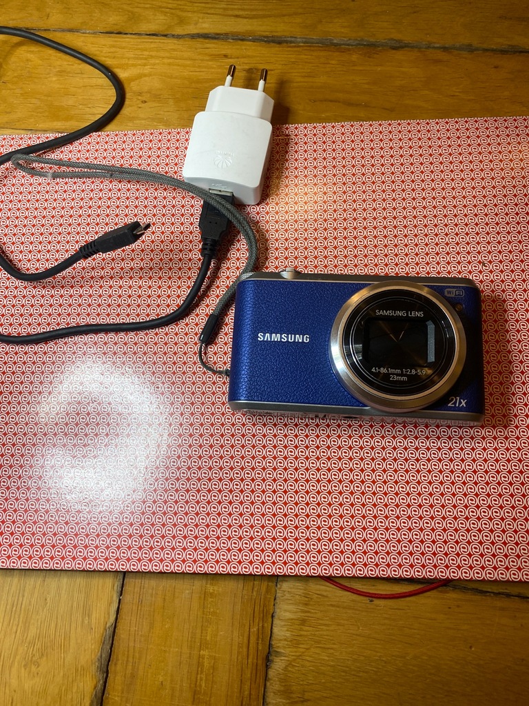 APARAT fotograficzny Samsung WB350F niebieski