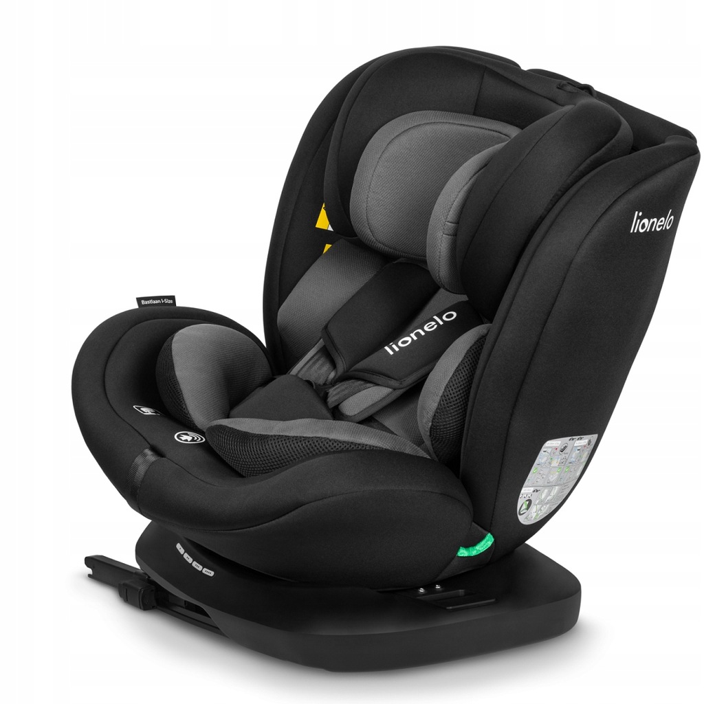 FOTELIK SAMOCHODOWY OBROTOWY ISOFIX 40-150CM LIONELO BASTIAAN I-SIZE