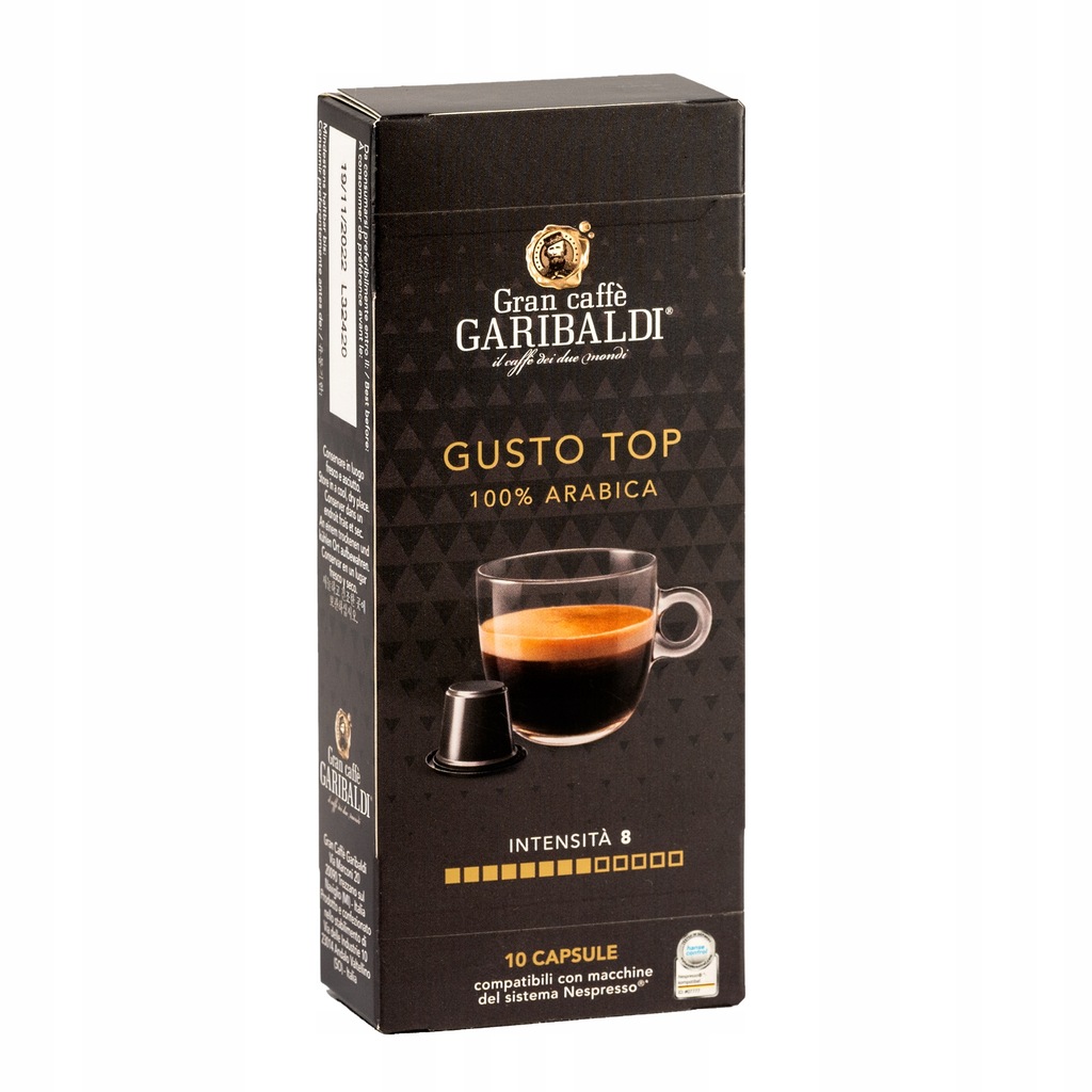 Kapsułki do Nespresso Gran Caffe Garibaldi Gusto Top 10 szt.