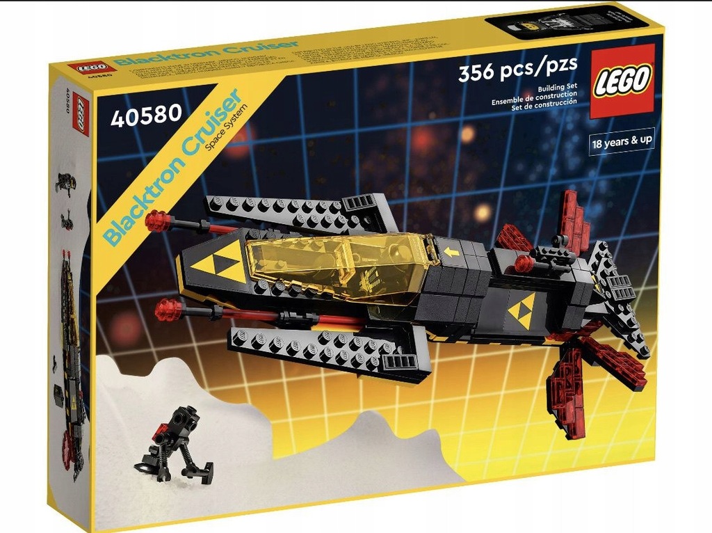 LEGO SPACE POLICE KRĄŻOWNIK BLACKTRON NR 40580