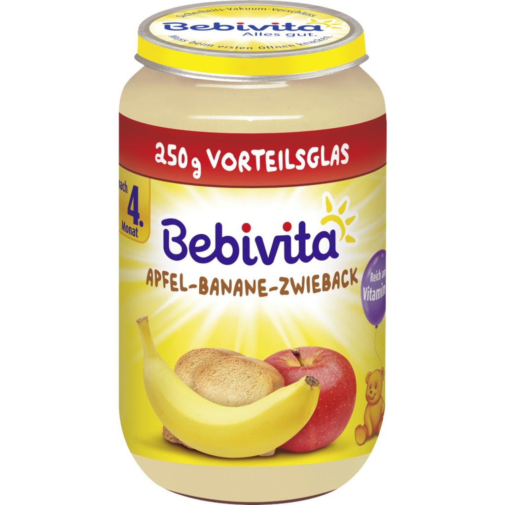 Niemiecki deserek BEBIVITA Jabłko Banan Sucharki