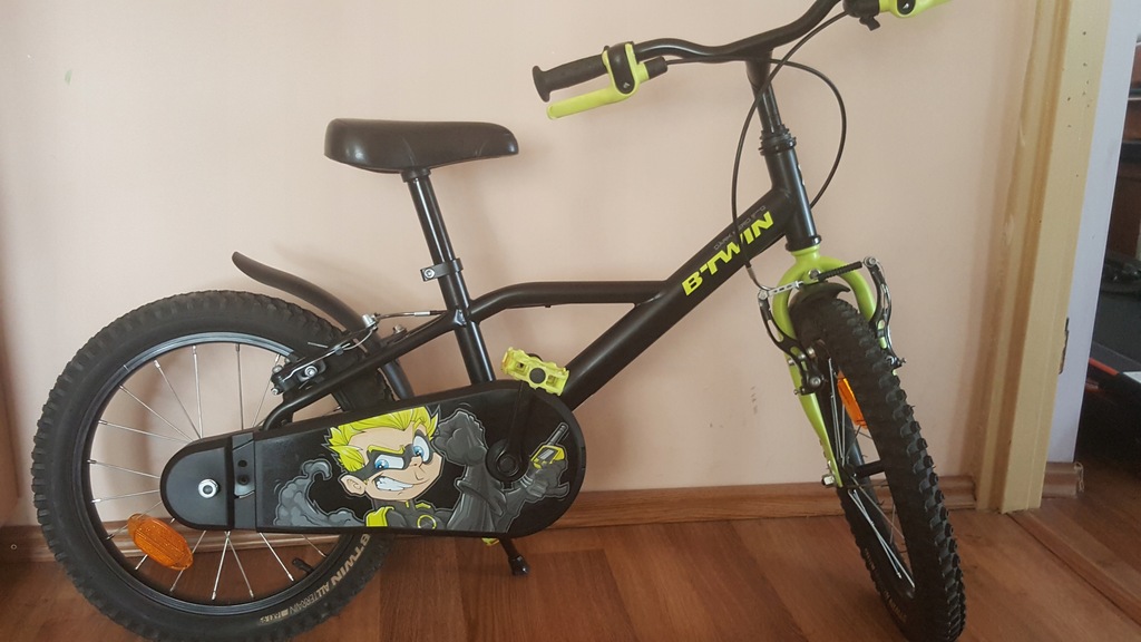 ROWER 500 DARK HERO 16" DLA DZIECI B'TWIN 8470461698 oficjalne