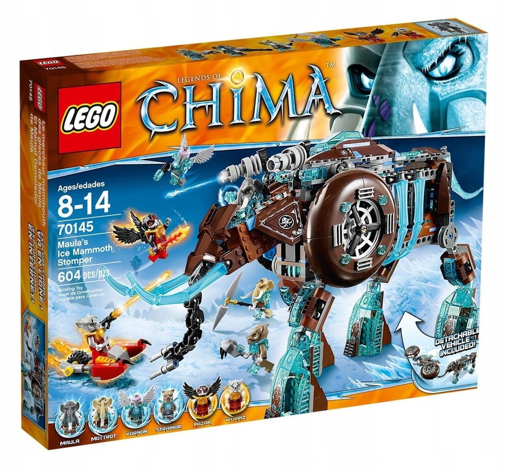 70145 Lego Chima Lodowa Machina Maula Mamut