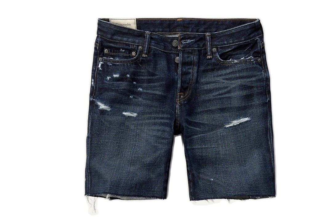 Abercrombie Hollister Spodenki Męskie Jeansowe 31