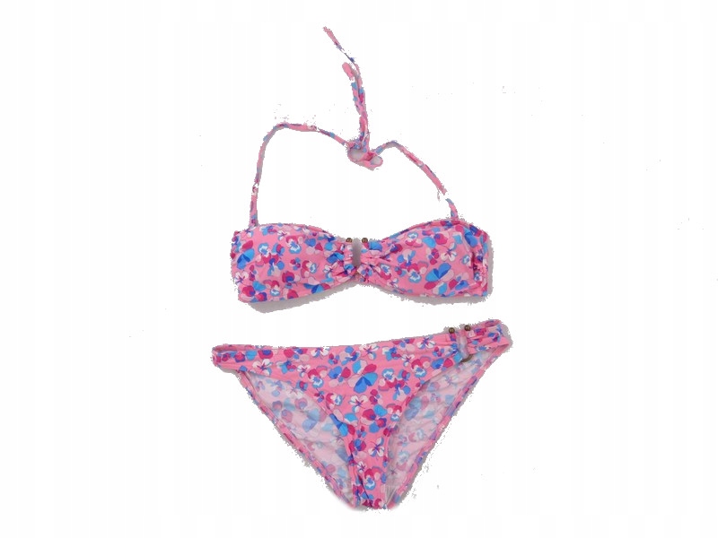 40-42 NEW LOOK STRÓJ KĄPIELOWY BIKINI PINK L16-50