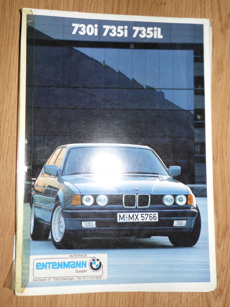 Prospekt BMW 730i 735i 735iL - katalog de OKAZJA