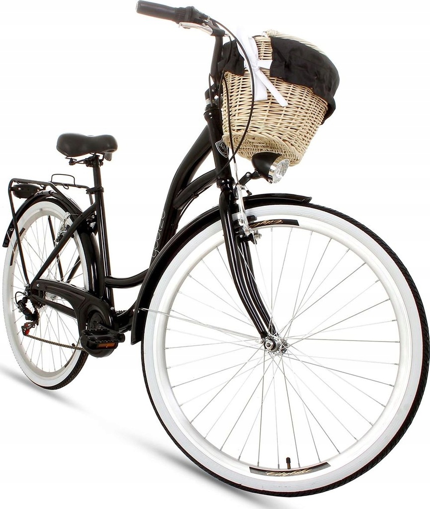 DAMSKI ROWER MIEJSKI 28 LEKKI DAMKA 7 SHIMANO KOSZ 9756451026