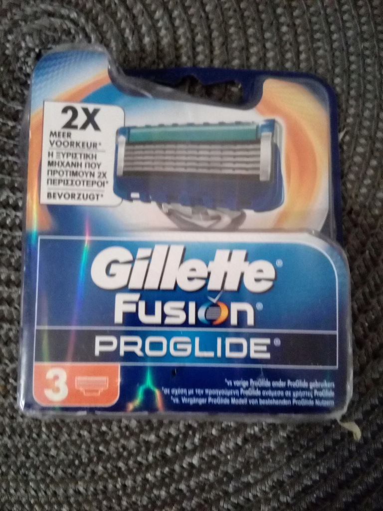 Gillette Fusion wkłady ostrza 3 sztuki oryginał