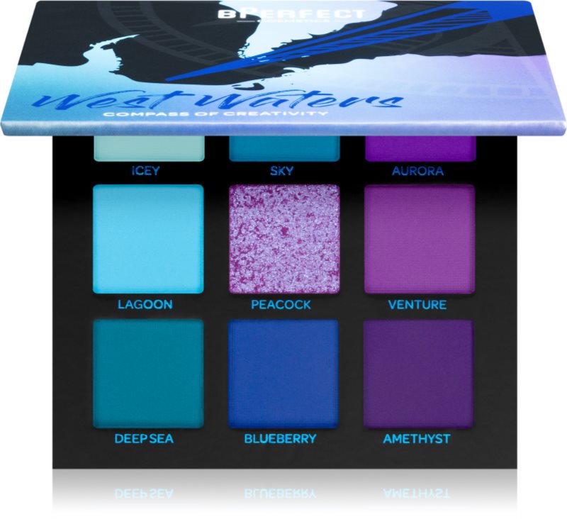 BPerfect Compass of Creativity Quad Shadow Collection zestaw palet z cienia