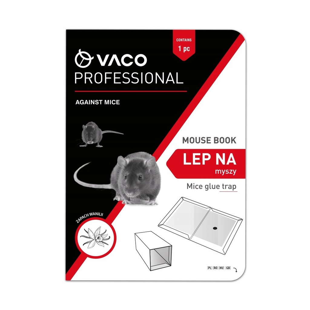 VACO Professional Lep na myszy - zapach wanilii 1szt.
