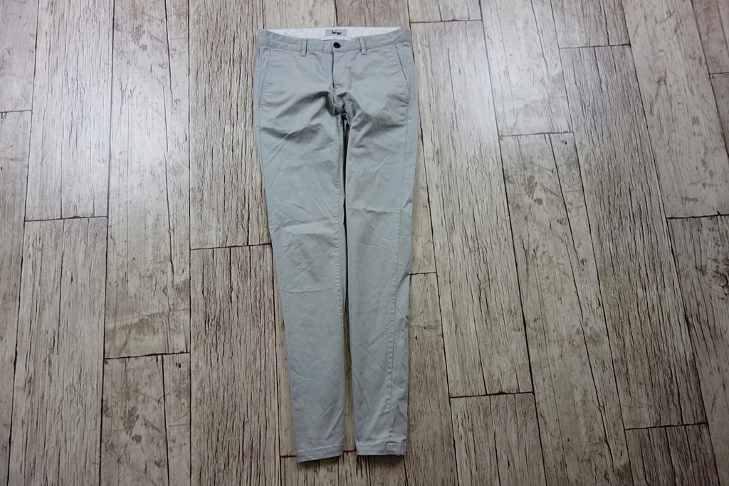 ACNE ELEGANCKIE SPODNIE CHINO SLIM FIT_48_