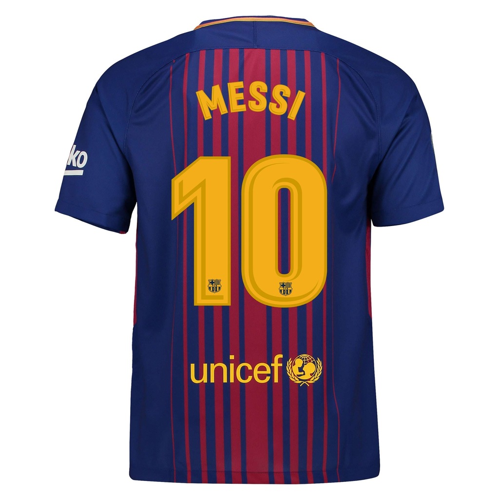 17-18 FC Barcelona MESSI 10番　away NIKE S 2017/18 Barcelona Away Jersey #10 Messi XL Nike Long Sleeve
