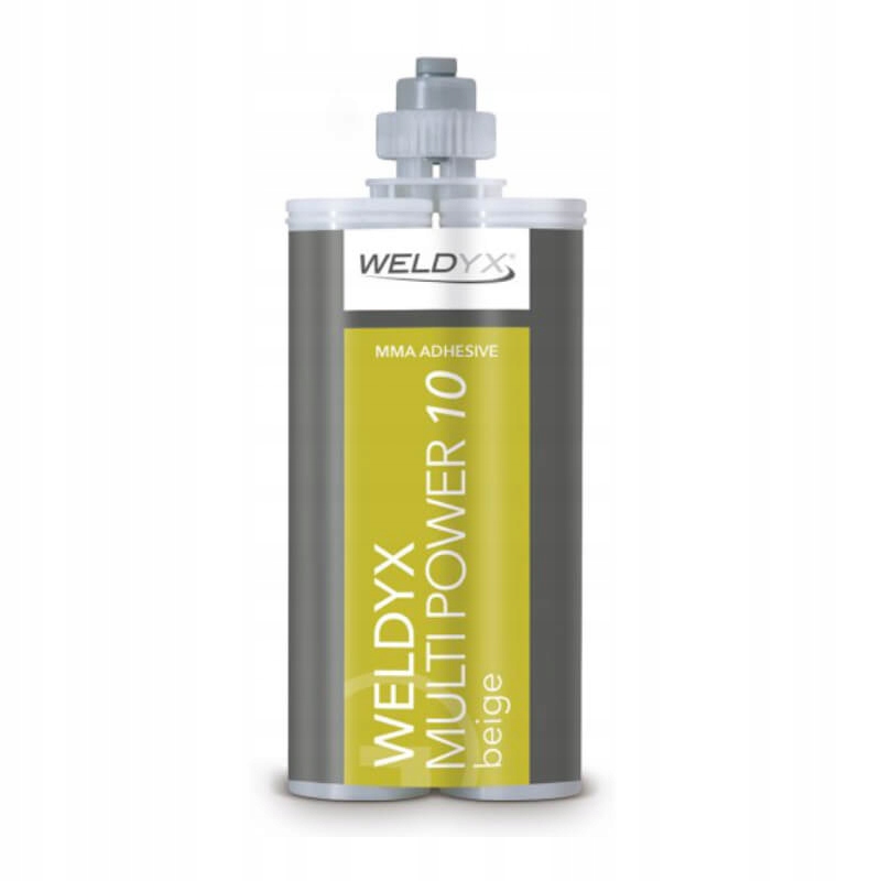Weldyx Multi Power 10 beżowy 400ml 1:1 dwuskładnikowy klej metakrylanowy