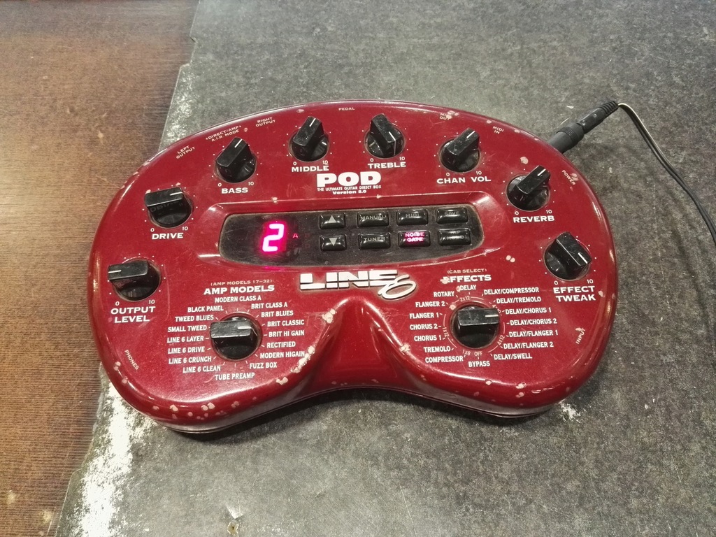 Line 6 Pod version 2.0 efekt gitarowy