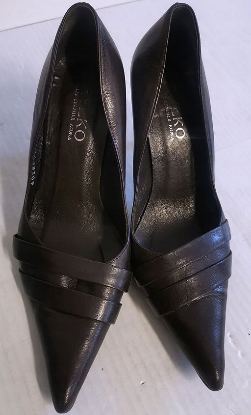 Buty damskie czółenka RYŁKO 37,5 brązowe skóra