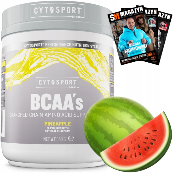 CYTOSPORT BCAA 360G MOCNE AMINOKWASY ROZGAŁĘZIONE