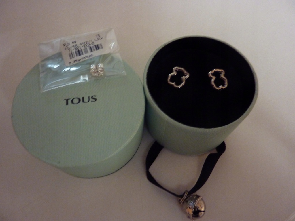 TOUS KOLCZYKI SREBRNE NEW CARRUSEL