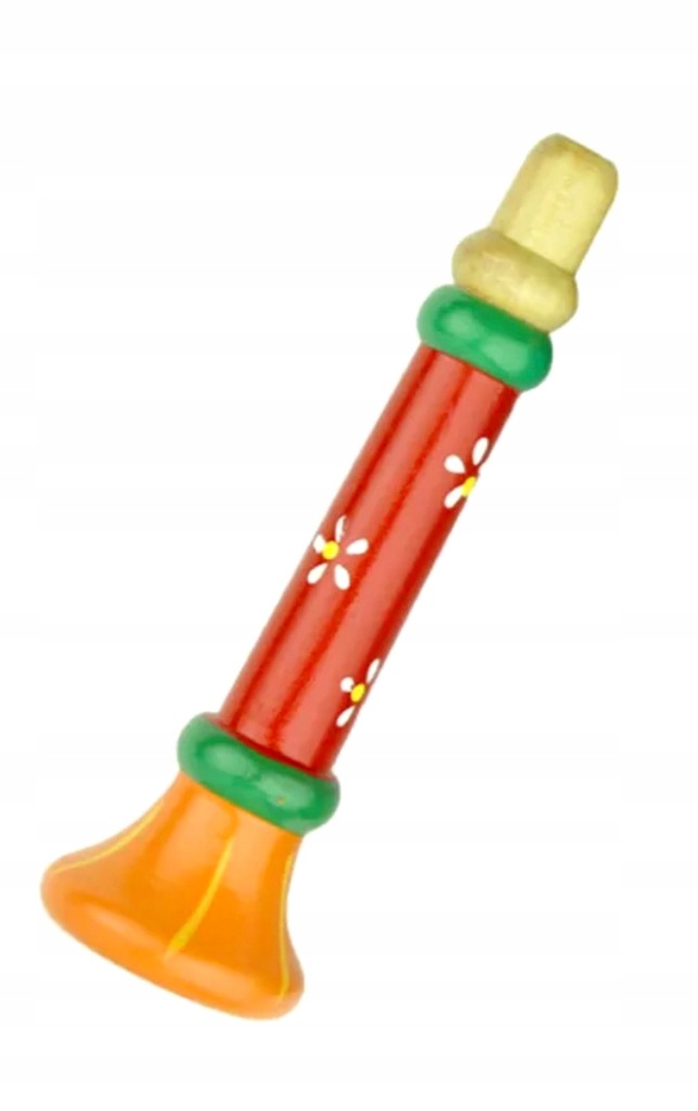 DREWNIANA TRĄBKA instrument dla dzieci z drewna 11953721132