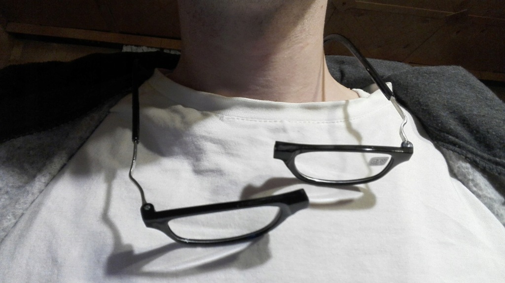 Okulary rozpinane na magnes +1,0