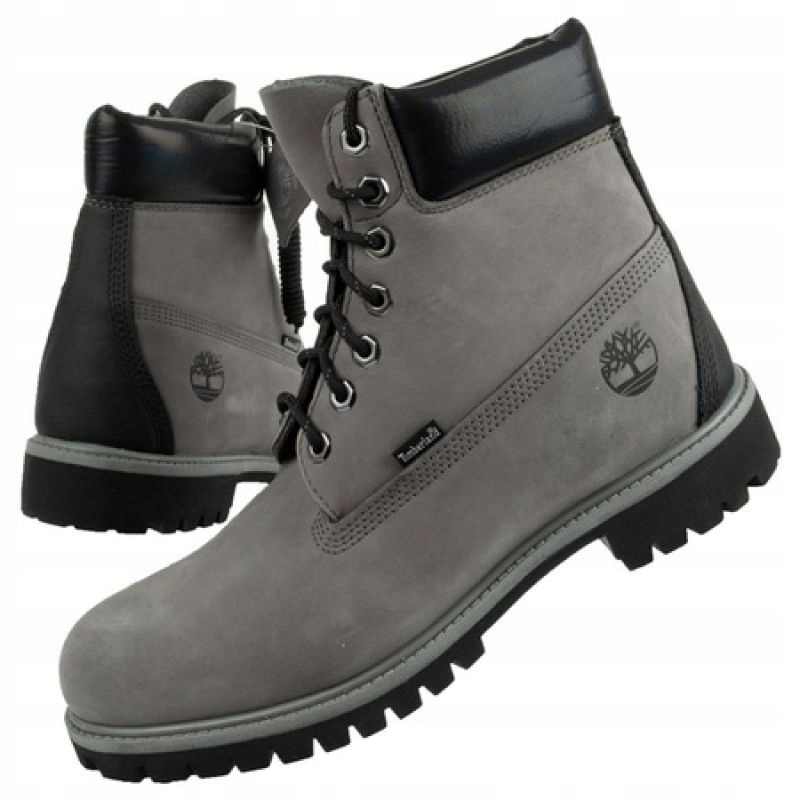 Szare Nubuk Buty Trzewiki Timberland r.45,5