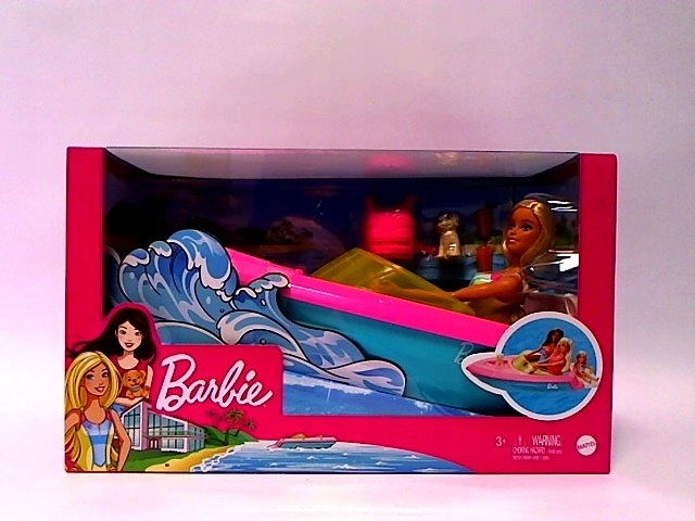Barbie zestaw lalka + motorówka GRG30 /1