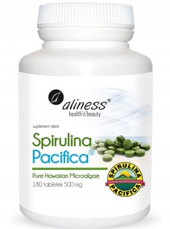 Spirulina Medicaline tabletki 180 szt. 0,5 g ALINESS