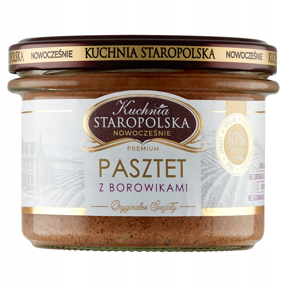 Kuchnia Staropolska Premium Pasztet Z Borowikami 160 G