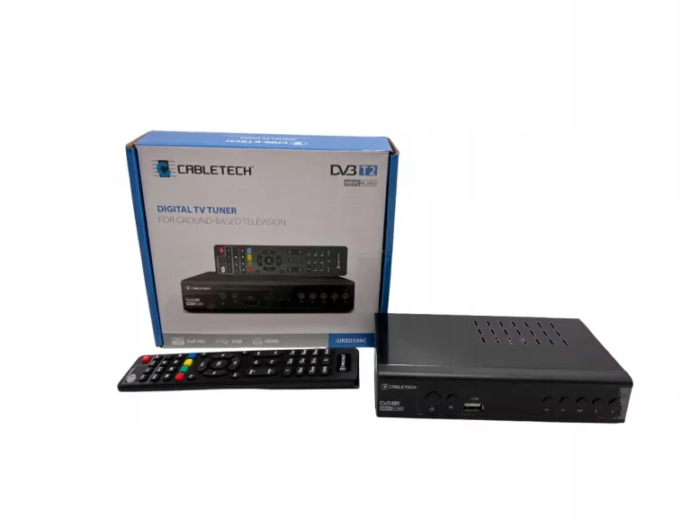 DEKODER CABLETECH TUNER DVB-T2 H.265 HEVC URZ0336B